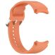 Ремешок Deexe Silicone Band для Samsung Galaxy Watch 4 / 4 Classic / 5 / 5 Pro / 6 / 6 Classic / 7 / FE - Orange. Фото 4 из 8