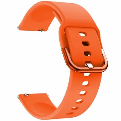 Ремешок Deexe Soft Silicone для часов с шириной крепления 22мм - Orange