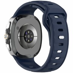 Ремешок Deexe Sport Band для Samsung Galaxy Watch 8 (40/44mm) / 8 Classic - Midnight Blue