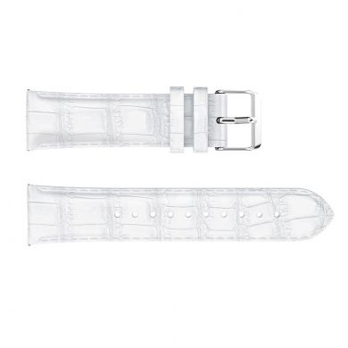 Ремешок UniCase Crocodile Texture для Samsung Galaxy Watch 42mm / Watch 3 41mm - White