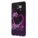 Силіконова накладка Deexe Life Style для Samsung Galaxy A3 (2016), Heart & Flowers