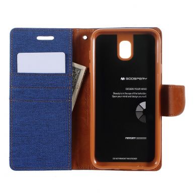 Чехол-книжка MERCURY Canvas Diary для Samsung Galaxy J7 2017 (J730) - Light Blue