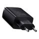 Сетевое зарядное устройство Baseus Compact Quick Charger 2USB + Type-C (30W) CCXJ-E01 - Black. Фото 4 из 21