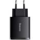 Мережевий зарядний пристрій Baseus Compact Quick Charger 2USB + Type-C (30W) CCXJ-E01 - Black