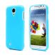 Силиконовая накладка Deexe Frosted Case для Samsung Galaxy S4 (i9500) - Light Blue. Фото 1 из 9
