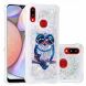 Силиконовая (TPU) накладка Deexe Fashion Glitter для Samsung Galaxy A10s (A107) - Owl. Фото 1 из 7