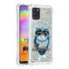 Силіконовий (TPU) чохол Deexe Fashion Glitter для Samsung Galaxy A31 (A315) - Owl