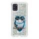 Силіконовий (TPU) чохол Deexe Fashion Glitter для Samsung Galaxy A31 (A315) - Owl