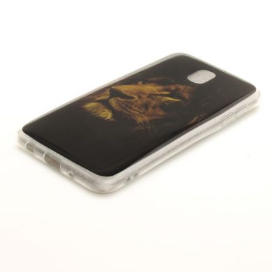 Силиконовый (TPU) чехол Deexe Life Style для Samsung Galaxy J5 2017 (J530) - Lion