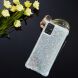 Силіконовий (TPU) чохол Deexe Liquid Glitter для Samsung Galaxy A51 (А515) - Light Green