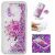 Силиконовый (TPU) чехол Deexe Liquid Glitter для Samsung Galaxy J6+ (J610) - Tree with Pink Flower