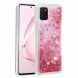 Силіконовий (TPU) чохол Deexe Liquid Glitter для Samsung Galaxy Note 10 Lite (N770) - Pink