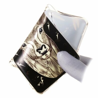 Силіконовий (TPU) чохол Deexe LumiCase для Samsung Galaxy A40 (А405) - Elk Pattern