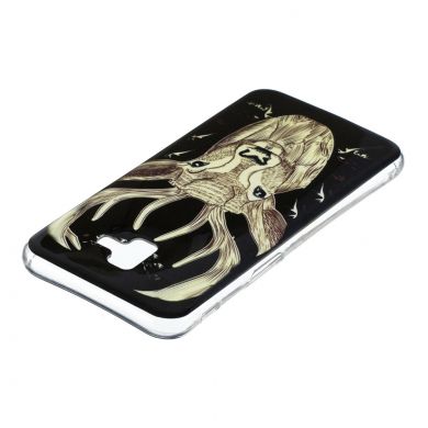 Силіконовий (TPU) чохол Deexe LumiCase для Samsung Galaxy J6+ (J610) - Elk Luminous TPU