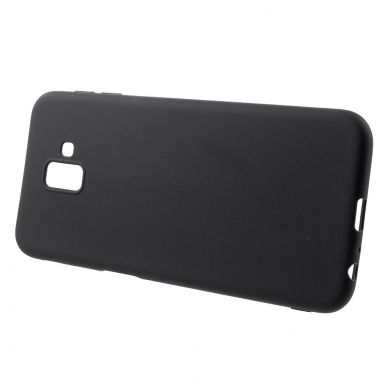Силиконовый (TPU) чехол Deexe Matte Case для Samsung Galaxy J6+ (J610) - Black