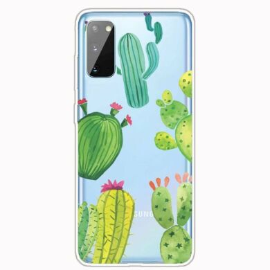 Силіконовий (TPU) чохол Deexe Pretty Glossy для Samsung Galaxy A41 (A415) - Cactus