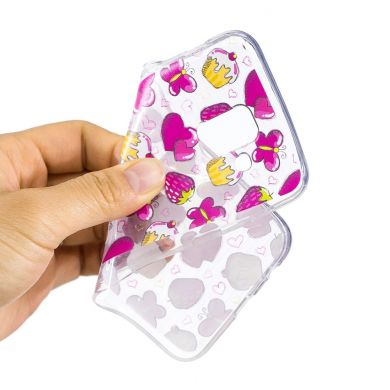 Силіконовий (TPU) чохол Deexe Pretty Glossy для Samsung Galaxy A6 2018 (A600) - Sweet Pattern