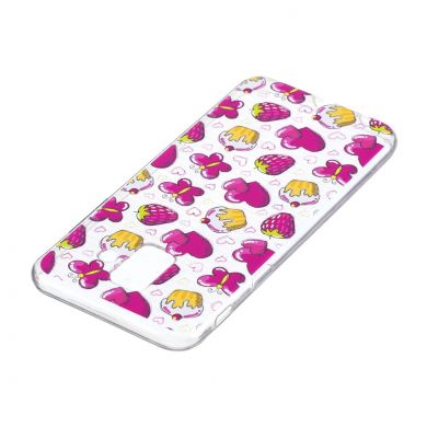 Силіконовий (TPU) чохол Deexe Pretty Glossy для Samsung Galaxy A6 2018 (A600) - Sweet Pattern