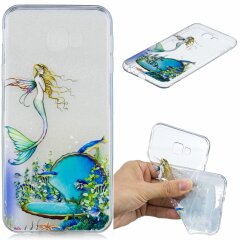 Силіконовий (TPU) чохол Deexe Pretty Glossy для Samsung Galaxy J4+ (J415) - Mermaid