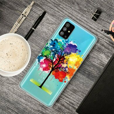 Силіконовий (TPU) чохол Deexe Pretty Glossy для Samsung Galaxy S20 Plus (G985) - Colorful Tree