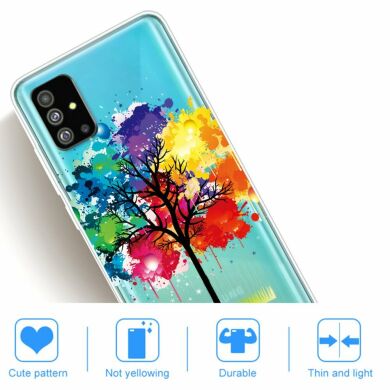 Силіконовий (TPU) чохол Deexe Pretty Glossy для Samsung Galaxy S20 Plus (G985) - Colorful Tree