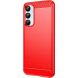 Силіконовий (TPU) чохол MOFI Carbon Fiber для Samsung Galaxy A16 (A165) - Red