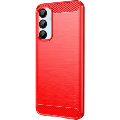 Силіконовий (TPU) чохол MOFI Carbon Fiber для Samsung Galaxy A16 (A165) - Red