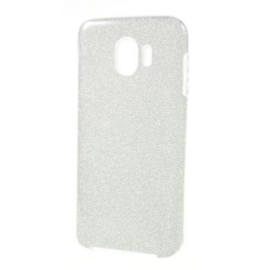 Силіконовий (TPU) чохол UniCase Glitter Cover для Samsung Galaxy J4 2018 (J400) - Silver
