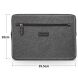 Универсальная сумка QIALINO Sleeve Bag для планшетов и ноутбуков диагональю до 15 дюймов - Black. Фото 14 из 14