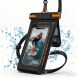 Влагозащитный чехол Deexe Aqua Shield для смартфонов диагональю до 7.5 дюймов - Black. Фото 1 из 7