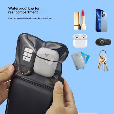 Влагозащитный чехол Deexe Aqua Shield для смартфонов диагональю до 7.5 дюймов - Black