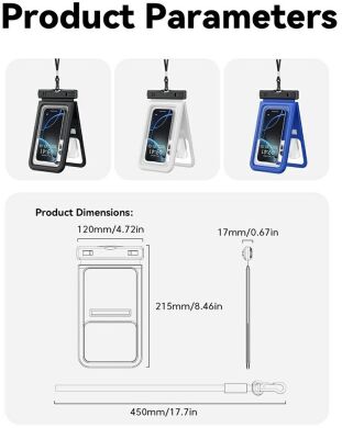 Вологозахисний чохол ESSAGER Dual Pocke - Black