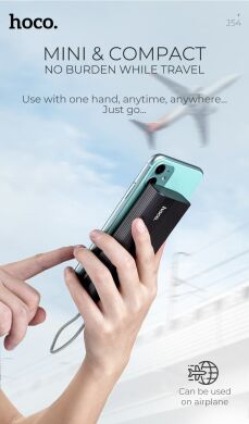 Зовнішній акумулятор Hoco J54 Spirit (10000mAh) - Black