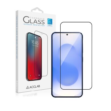 Защитное стекло ACCLAB Full Glue для Samsung Galaxy S25 (S931) - Black