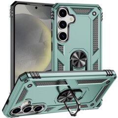 Захисний чохол Deexe Armor Case для Samsung Galaxy S25 (S931) - Blackish Green