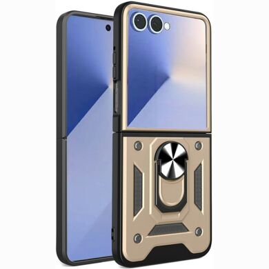 Защитный чехол Deexe Armor Shield для Samsung Galaxy Flip 8 - Gold