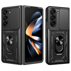 Защитный чехол Deexe Armor Shield (FF) для Samsung Galaxy Fold 6 - Black