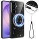 Защитный чехол Deexe Glitter Case with MagSafe для Samsung Galaxy A27 (A276) - Black. Фото 1 из 8