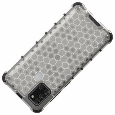 Захисний чохол Deexe Honeycomb Series для Samsung Galaxy A21s (A217) - White