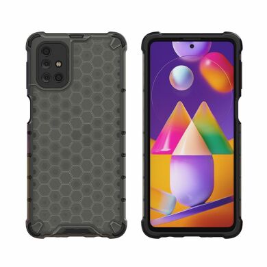 Захисний чохол Deexe Honeycomb Series для Samsung Galaxy M31s (M317) - Black