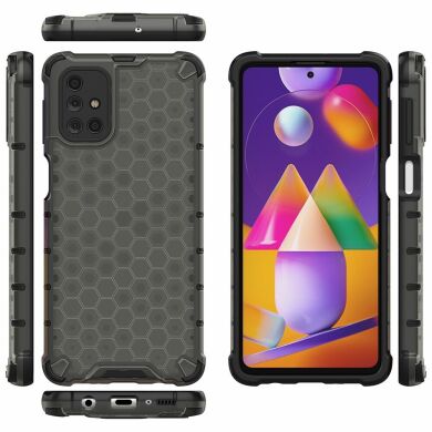Захисний чохол Deexe Honeycomb Series для Samsung Galaxy M31s (M317) - Black