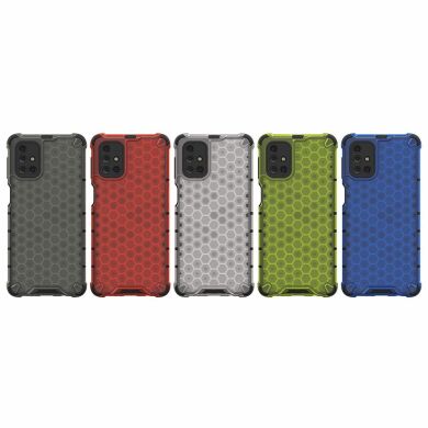 Защитный чехол Deexe Honeycomb Series для Samsung Galaxy M31s (M317) - Green
