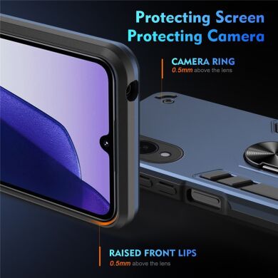 Захисний чохол Deexe Hybrid Shell для Samsung Galaxy S25 Edge (S937) - Blue