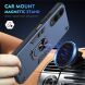 Захисний чохол Deexe Hybrid Shell для Samsung Galaxy S25 Edge (S937) - Blue