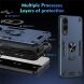 Захисний чохол Deexe Hybrid Shell для Samsung Galaxy S25 Edge (S937) - Blue