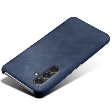 Защитный чехол Deexe Leather Back Cover для Samsung Galaxy A55 (A556) - Blue