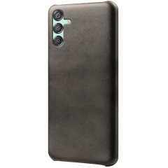 Защитный чехол Deexe Leather Back Cover для Samsung Galaxy M15 (M156) - Black