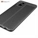 Защитный чехол Deexe Leather Cover для Samsung Galaxy A71 - Black. Фото 5 из 12
