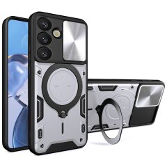 Захисний чохол Deexe Magnetic Space для Samsung Galaxy S26 Plus - Silver