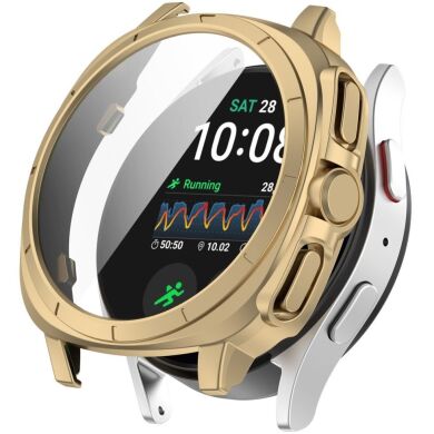 Защитный чехол Deexe Protective Frame для Samsung Galaxy Watch 7 (44mm) - Champagne Gold